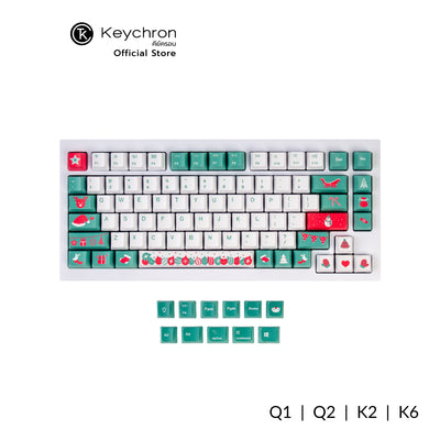 OEM Dye-Sub PBT Keycap Set - Christmas Tree