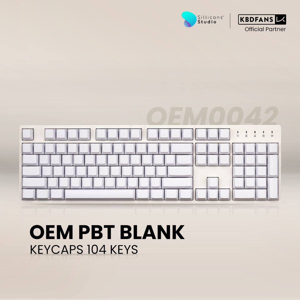 (KBDFans) OEM PBT BLANK 104KEYS