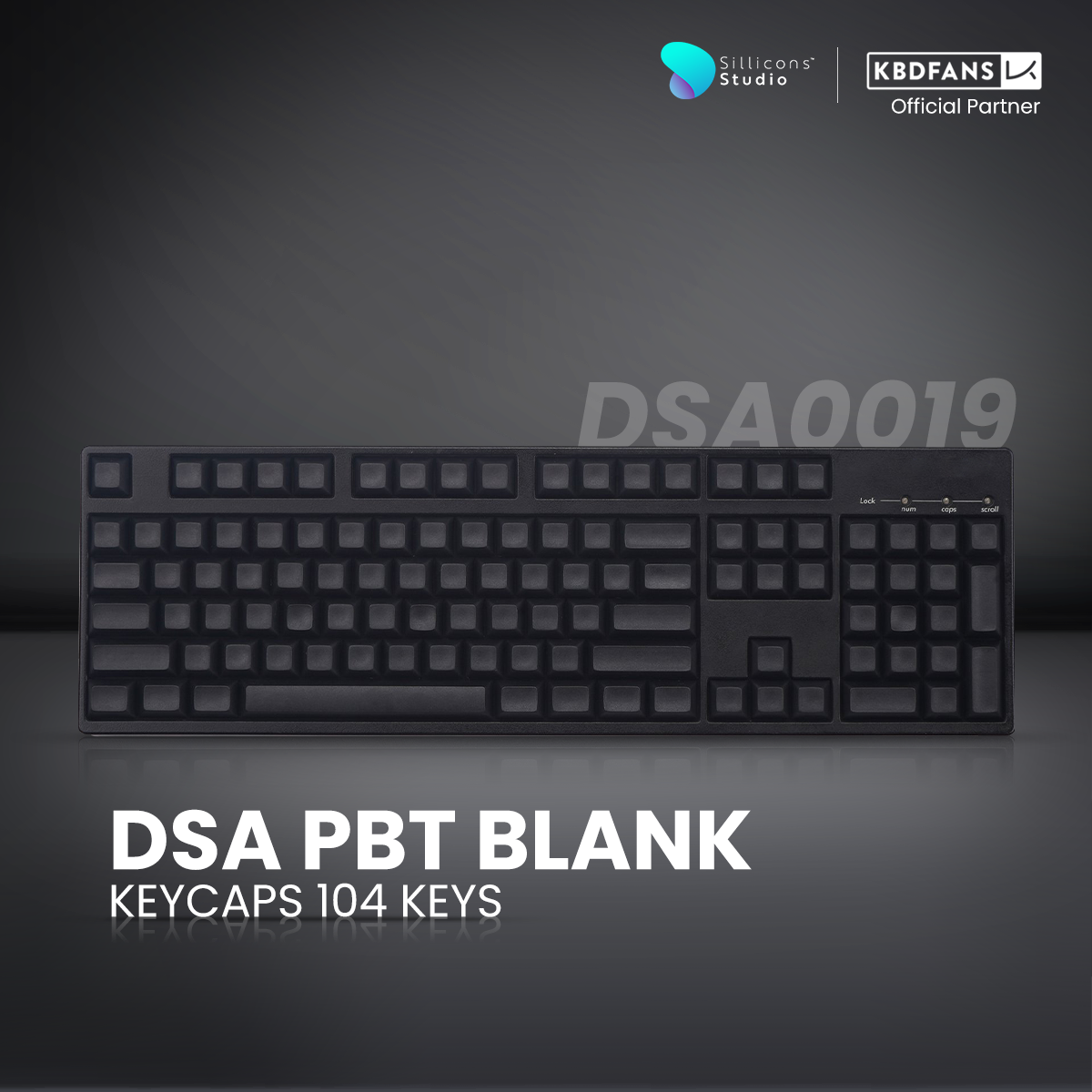 (KBDFans) DSA PBT BLANK 104KEYS