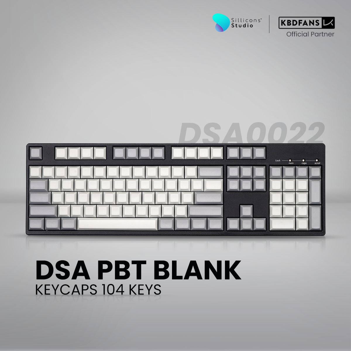 (KBDFans) DSA PBT BLANK 104KEYS