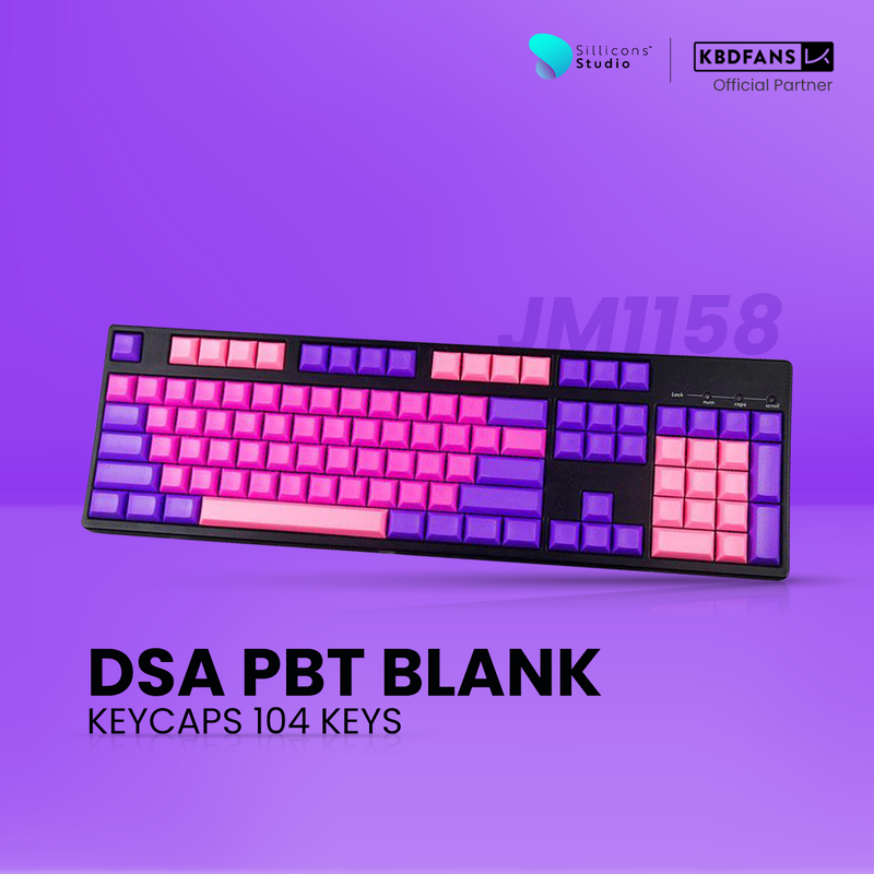 (KBDFans) DSA PBT BLANK 104KEYS