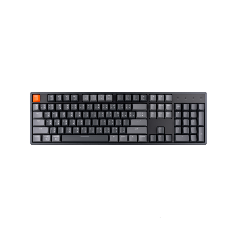 Keychron K10 Wireless Mechanical Keyboard (Silent Switch) Thai (คีย์บอร์ดไร้สายภาษาไทยขนาด 100%)