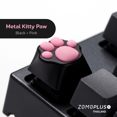 ZOMOPLUS ALUMINUM & SILICON KITTY PAW MECHANICAL KEYBOARD ARTISAN KEYCAP