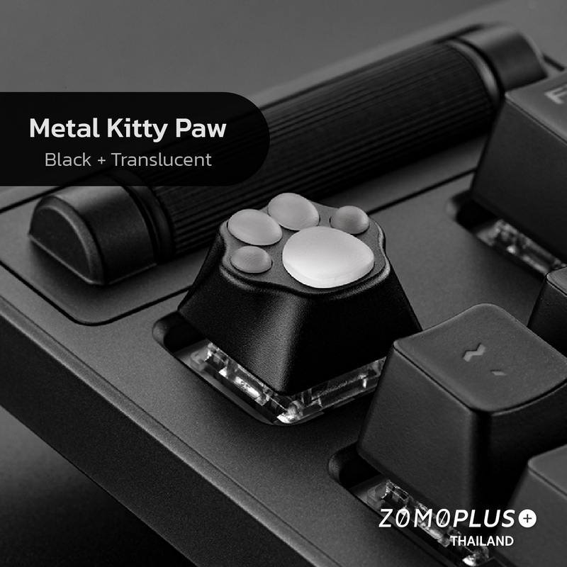 ZOMOPLUS ALUMINUM & SILICON KITTY PAW MECHANICAL KEYBOARD ARTISAN KEYCAP