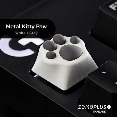 ZOMOPLUS ALUMINUM & SILICON KITTY PAW MECHANICAL KEYBOARD ARTISAN KEYCAP