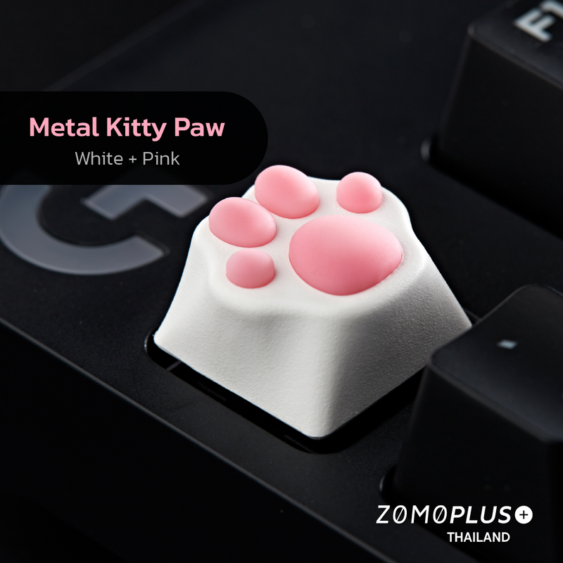 ZOMOPLUS ALUMINUM & SILICON KITTY PAW MECHANICAL KEYBOARD ARTISAN KEYCAP