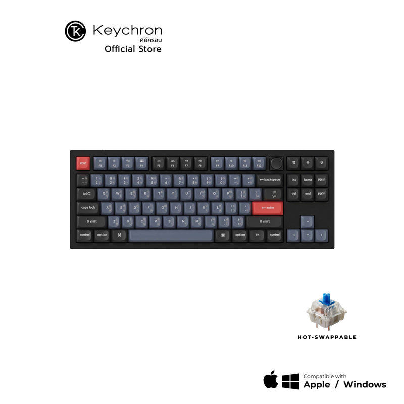 Keychron Q3 QMK Custom Mechanical Keyboard ภาษาไทย