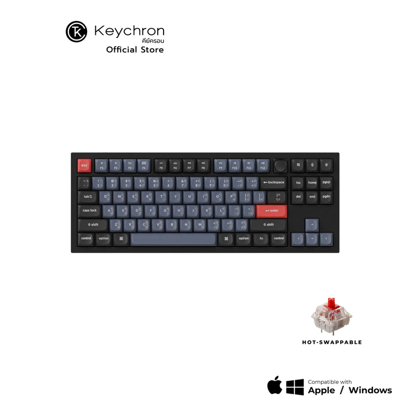 Keychron Q3 QMK Custom Mechanical Keyboard ภาษาไทย