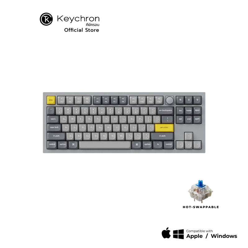 Keychron Q3 QMK Custom Mechanical Keyboard ภาษาไทย